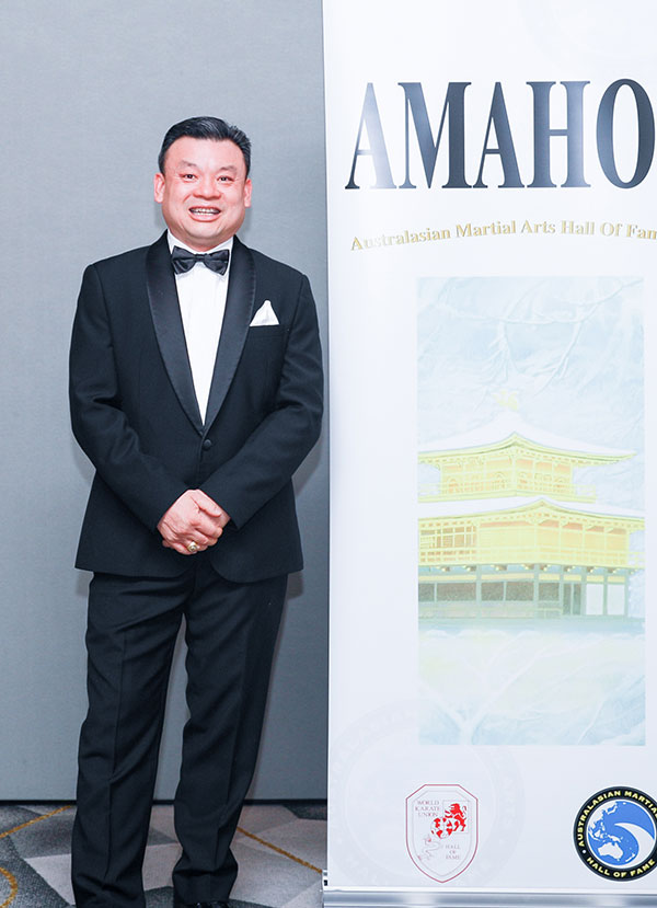 Steven Tran inducted for his Lifetime Achievement in Martial Arts